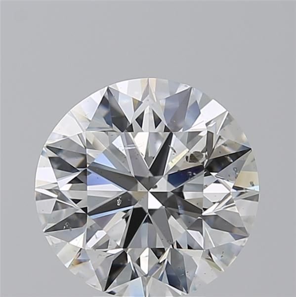 4.01ct F SI2 Rare Carat Ideal Cut Round Diamond