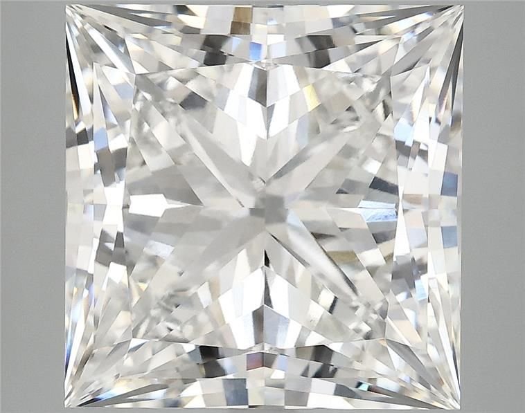 8.24ct F VVS2 Rare Carat Ideal Cut Princess Lab Grown Diamond
