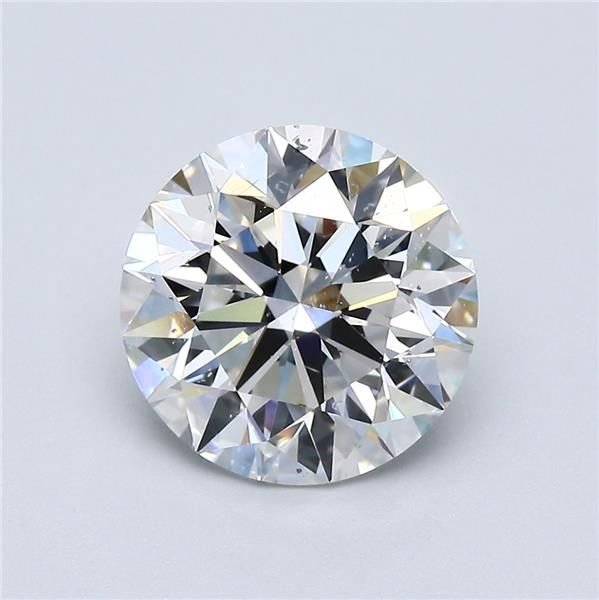 3.02ct F SI2 Excellent Cut Round Diamond