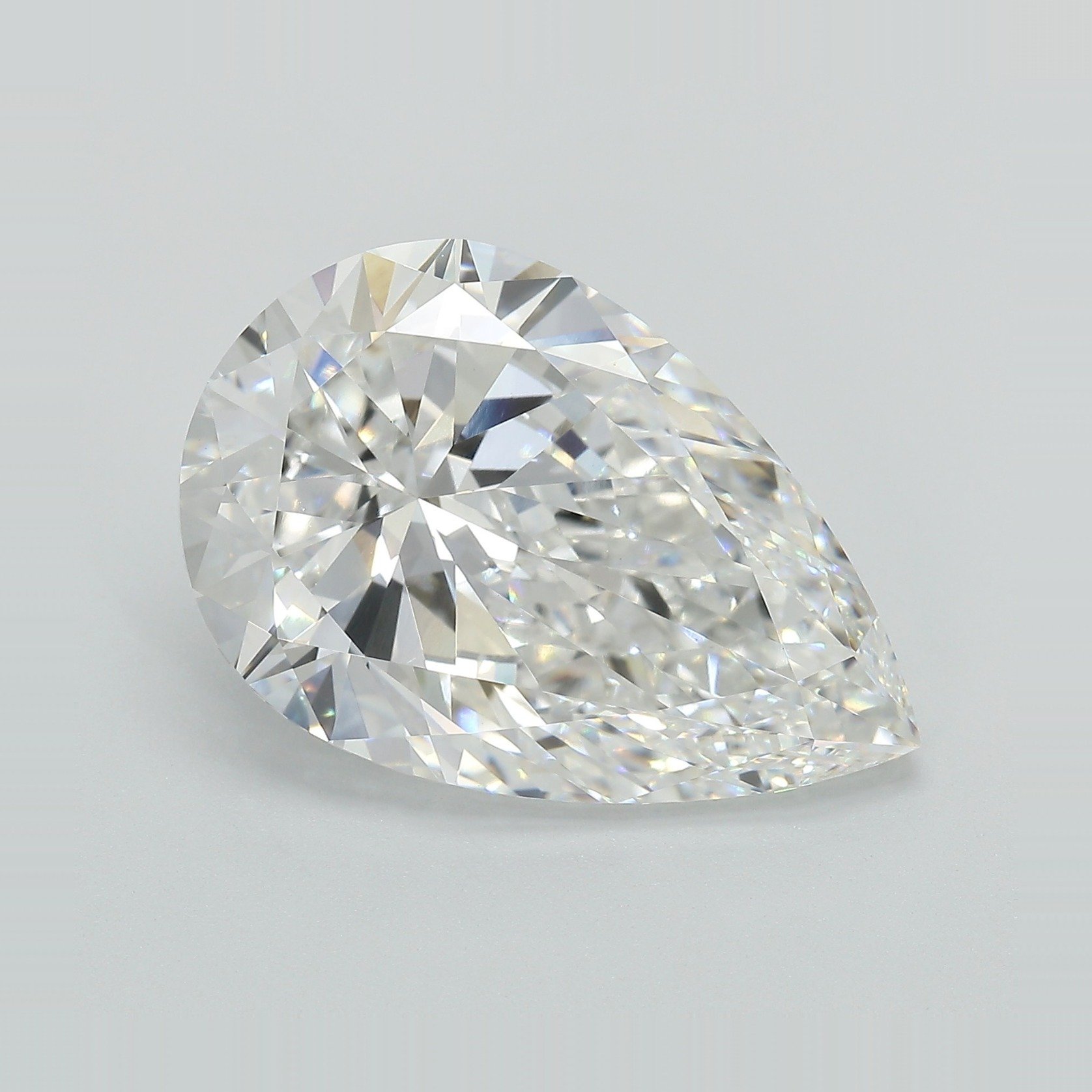 12.08ct F VVS2 Very Good Cut Pear Lab Grown Diamond