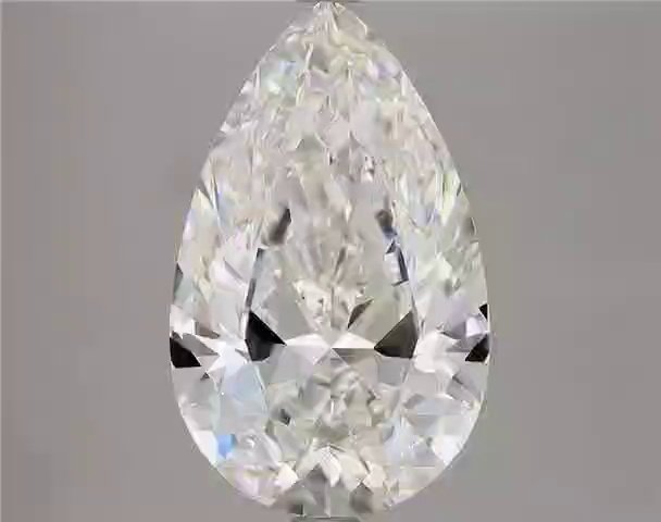 5.08ct G IF Rare Carat Ideal Cut Pear Diamond