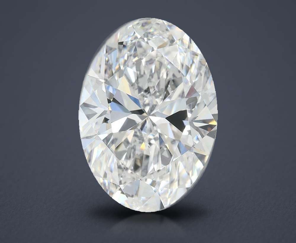 3.80 Carat Oval Lab Diamond