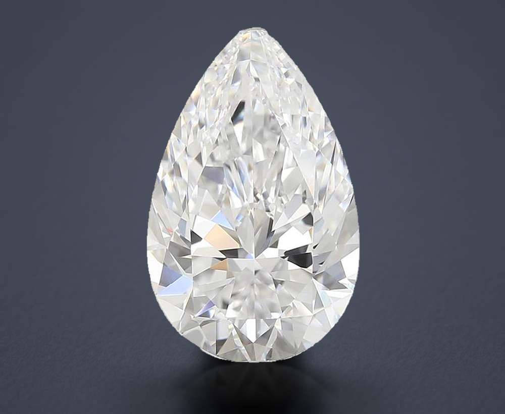 3.21 Carat Pear Natural Diamond