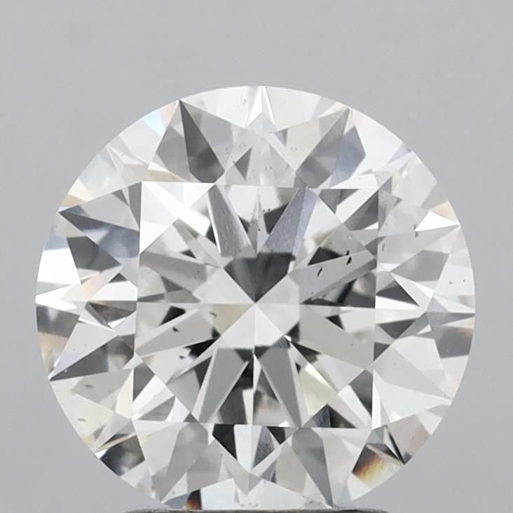 2.51ct F SI1 Rare Carat Ideal Cut Round Lab Grown Diamond