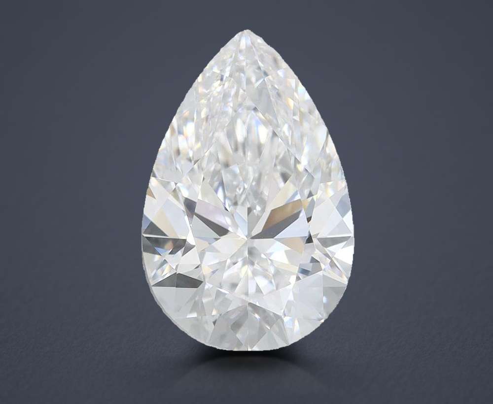 3.00 Carat Pear Lab Diamond