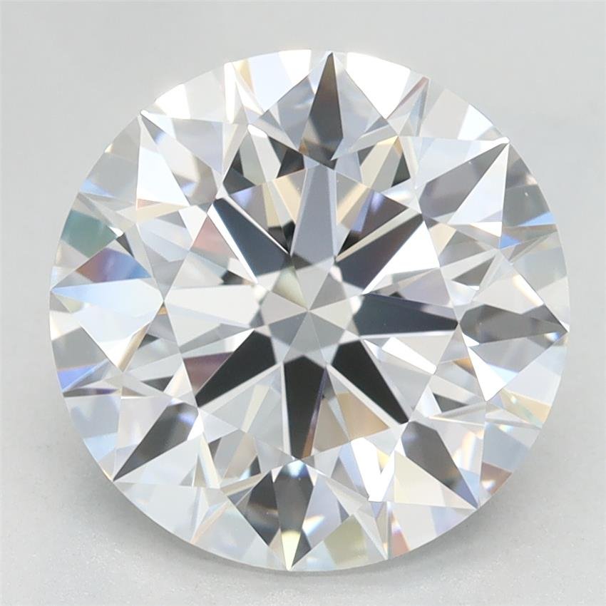 3.44ct D VVS2 Rare Carat Ideal Cut Round Lab Grown Diamond