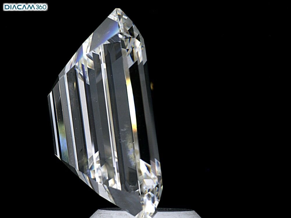 7.16ct I SI1 Very Good Cut Emerald Diamond
