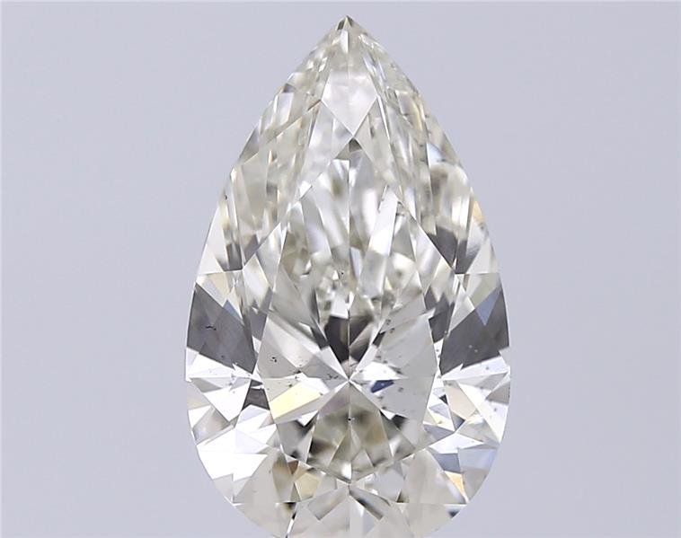 5.05ct H SI1 Rare Carat Ideal Cut Pear Lab Grown Diamond