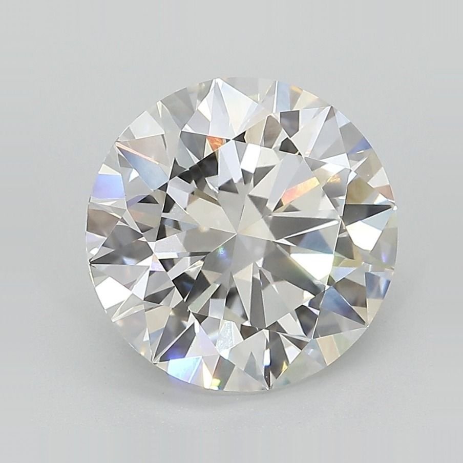 3.67ct F VVS2 Excellent Cut Round Lab Grown Diamond