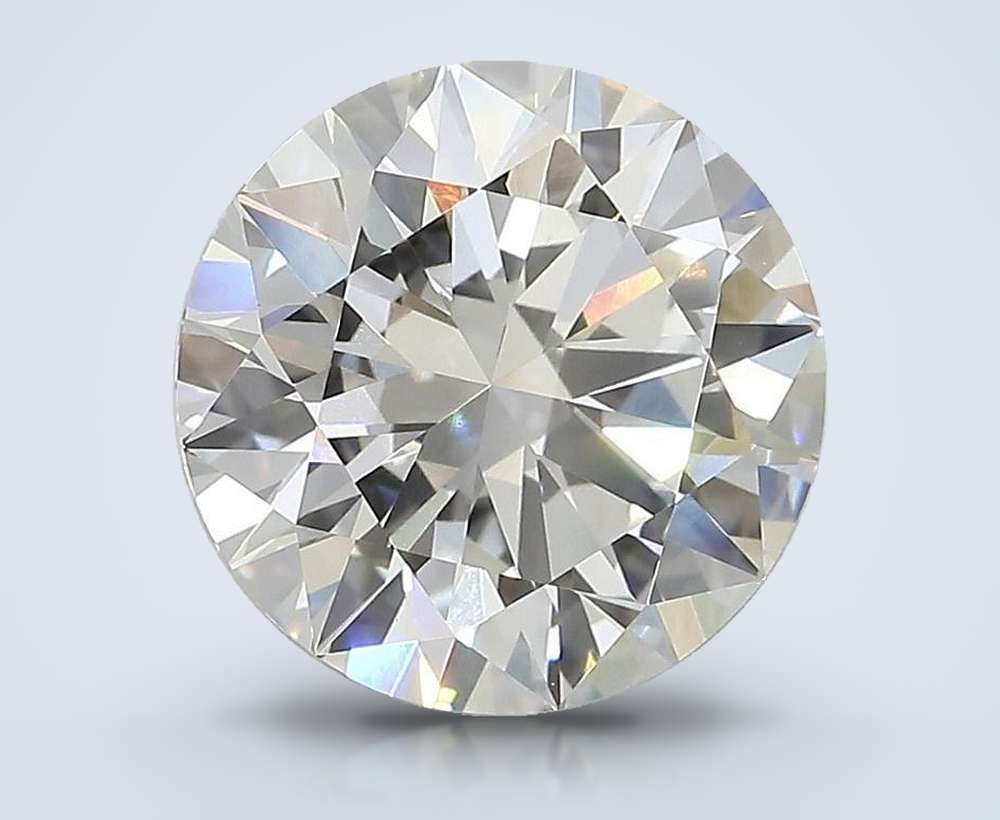 3.67 Carat Round Lab Diamond