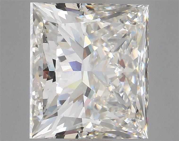 4.28ct H VS2 Rare Carat Ideal Cut Princess Lab Grown Diamond