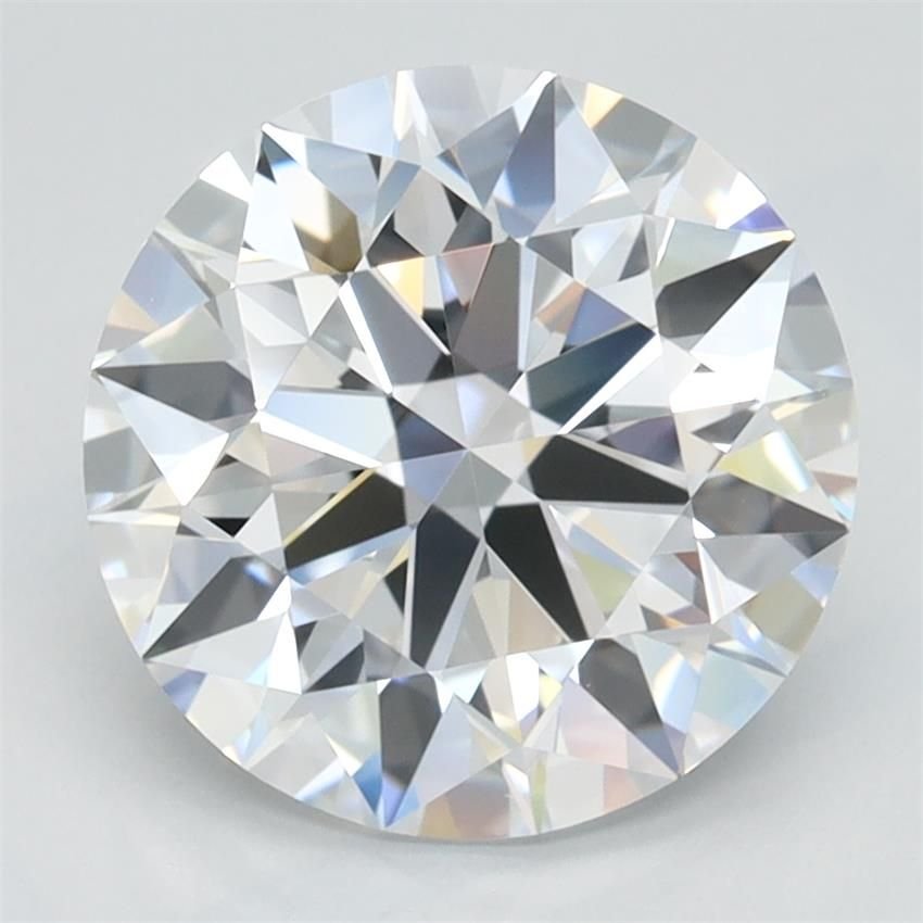 2.67ct D IF Rare Carat Ideal Cut Round Lab Grown Diamond