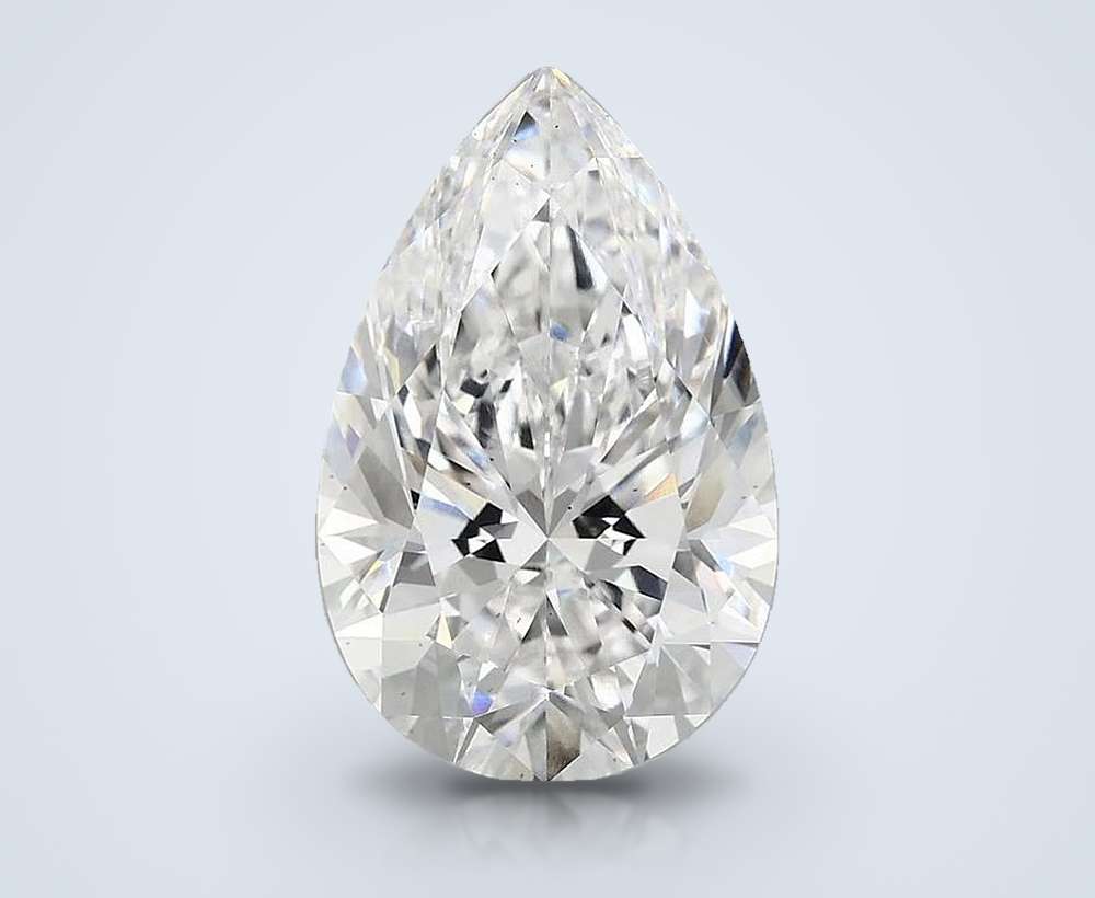 5.71 Carat Pear Lab Diamond