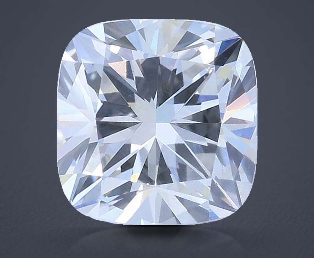 1.62 Carat Cushion Lab Diamond