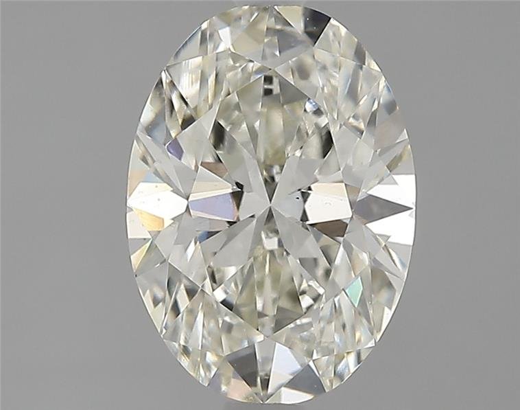 2.03ct J VS2 Rare Carat Ideal Cut Oval Lab Grown Diamond