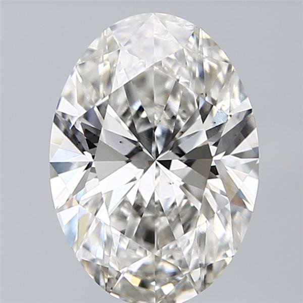 3.20ct H VS2 Rare Carat Ideal Cut Oval Lab Grown Diamond