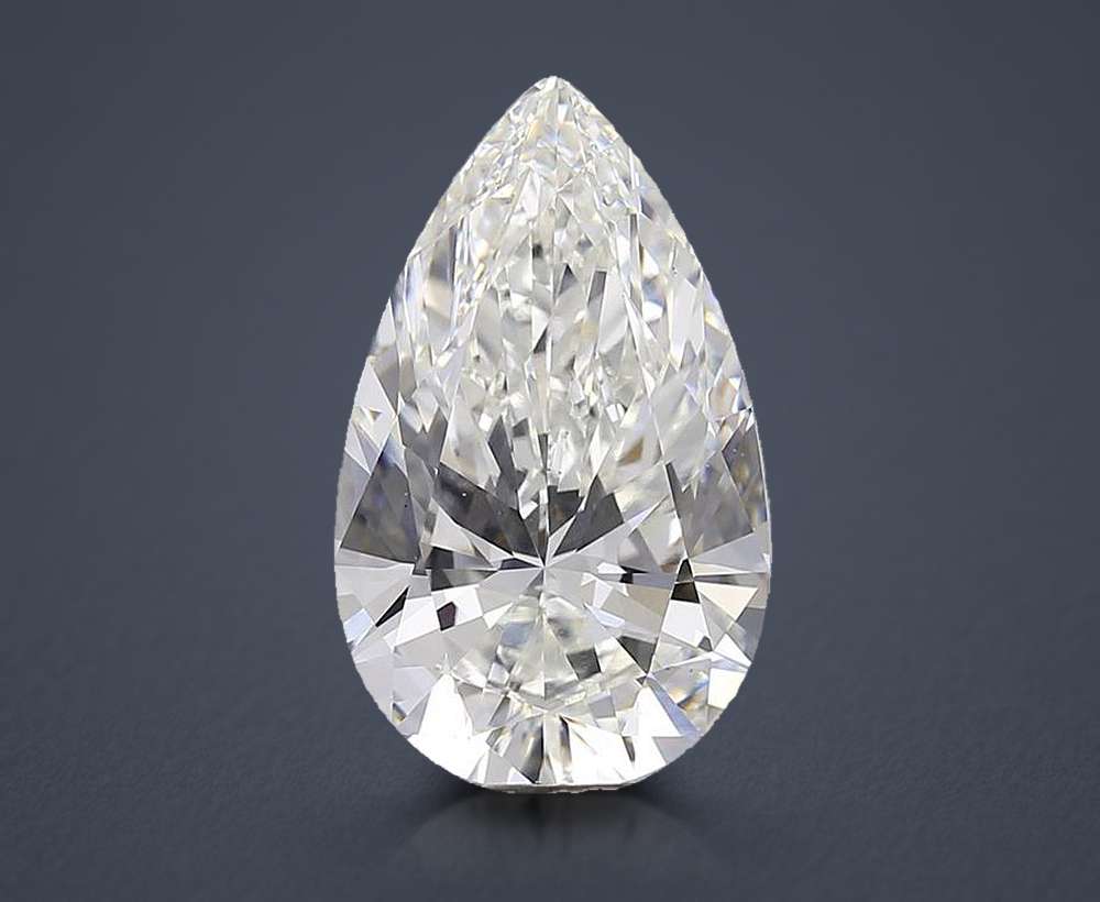 8.01 Carat Pear Lab Diamond