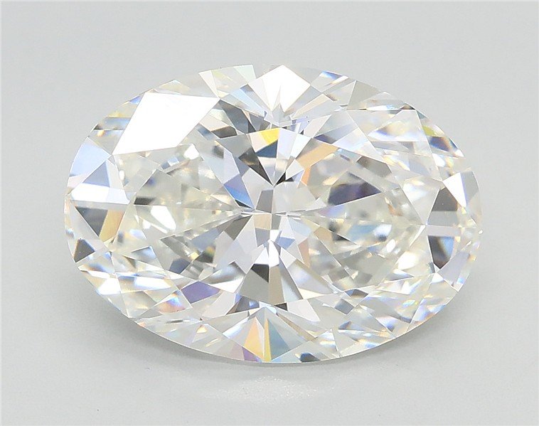 4.02ct F VVS2 Rare Carat Ideal Cut Oval Lab Grown Diamond