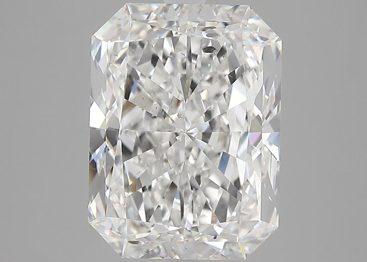 6.01ct G SI1 Rare Carat Ideal Cut Radiant Diamond