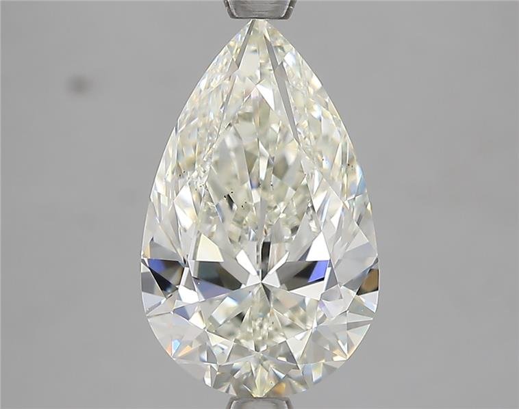 3.02ct K VS2 Rare Carat Ideal Cut Pear Diamond