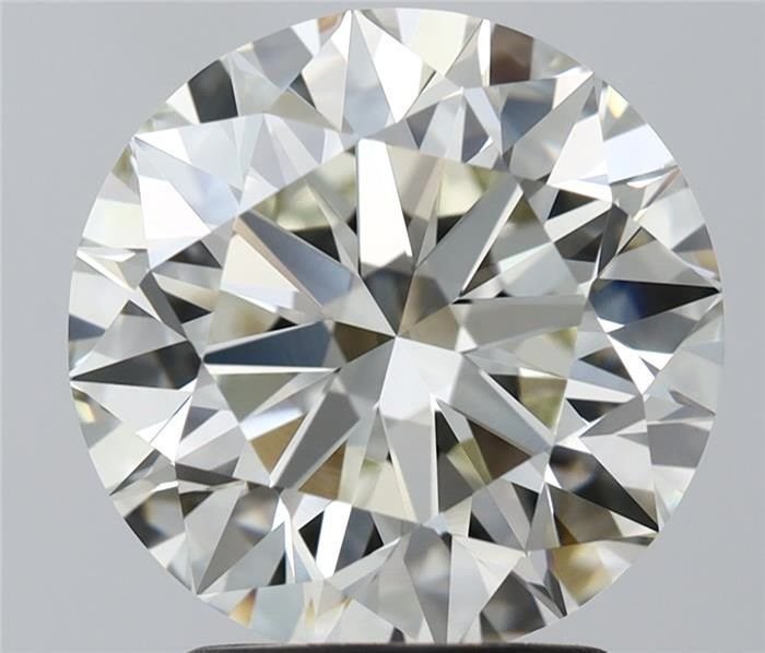 2.53ct J VVS2 Excellent Cut Round Diamond
