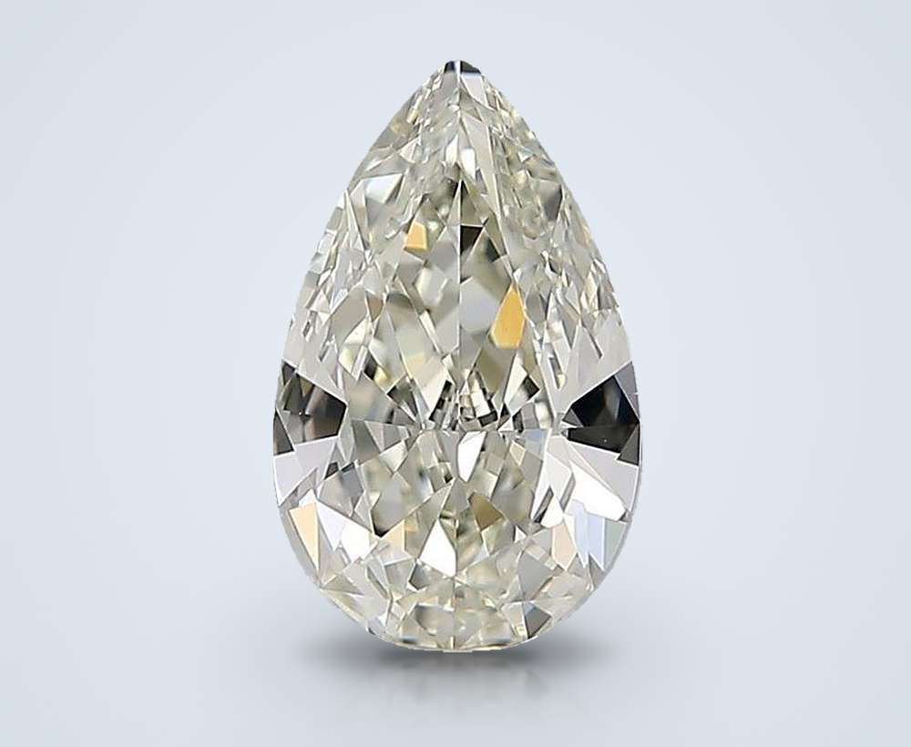 0.76 Carat Pear Natural Diamond