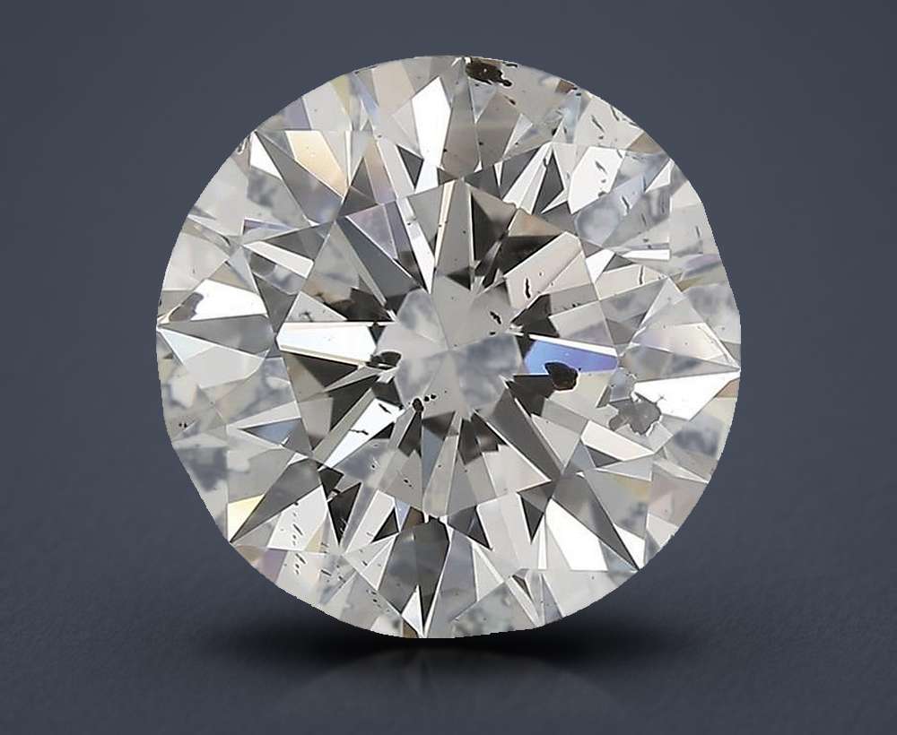 3.00 Carat Round Natural Diamond