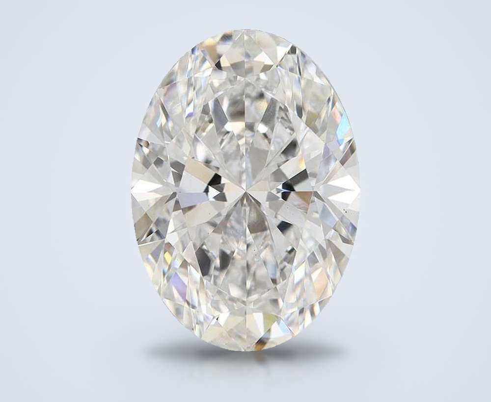 7.43 Carat Oval Lab Diamond