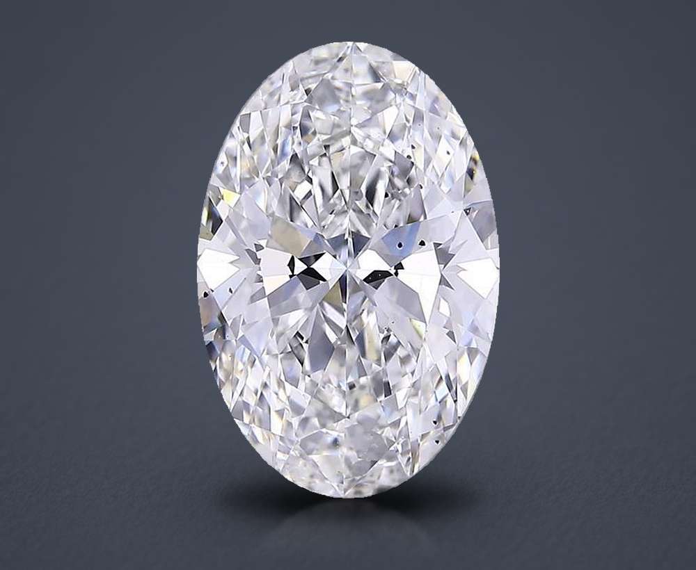 4.18 Carat Oval Lab Diamond