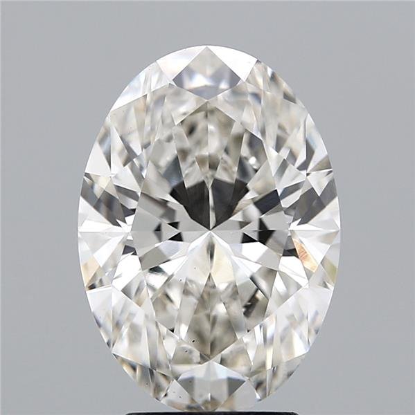 3.76ct I VS1 Rare Carat Ideal Cut Oval Lab Grown Diamond