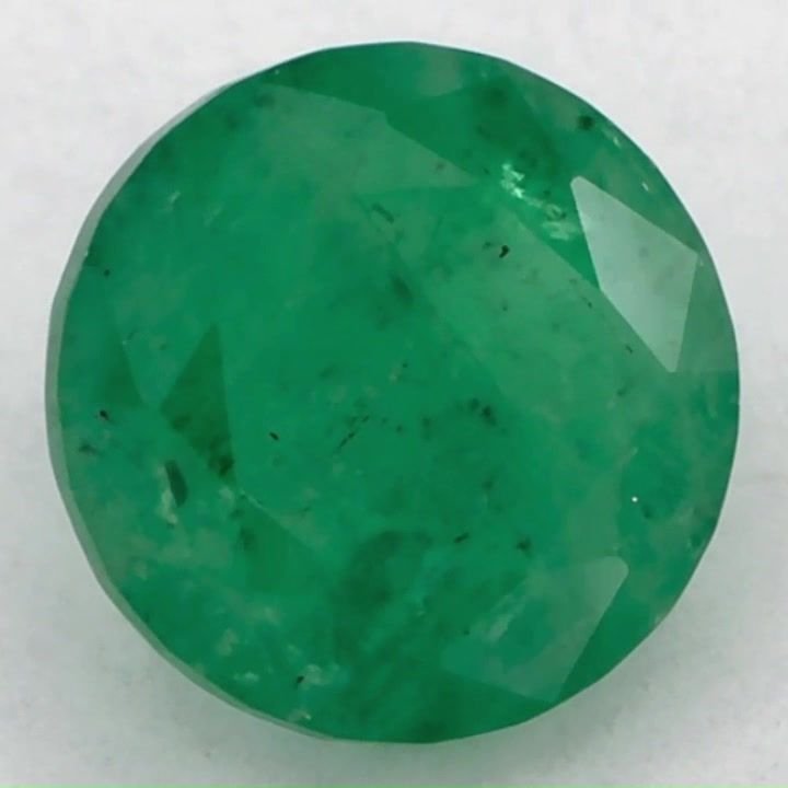 1.04 Carat Green Round Emerald