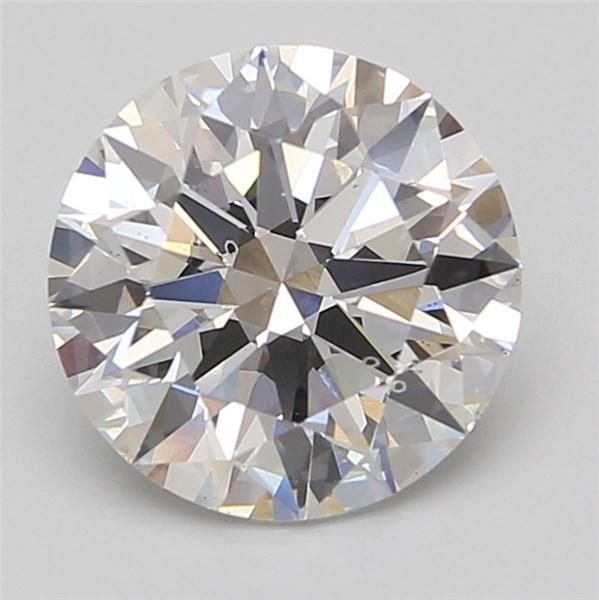 3.89ct E SI1 Rare Carat Ideal Cut Round Lab Grown Diamond