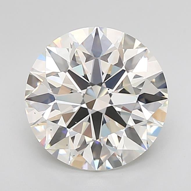 3.08ct G VS2 Rare Carat Ideal Cut Round Lab Grown Diamond