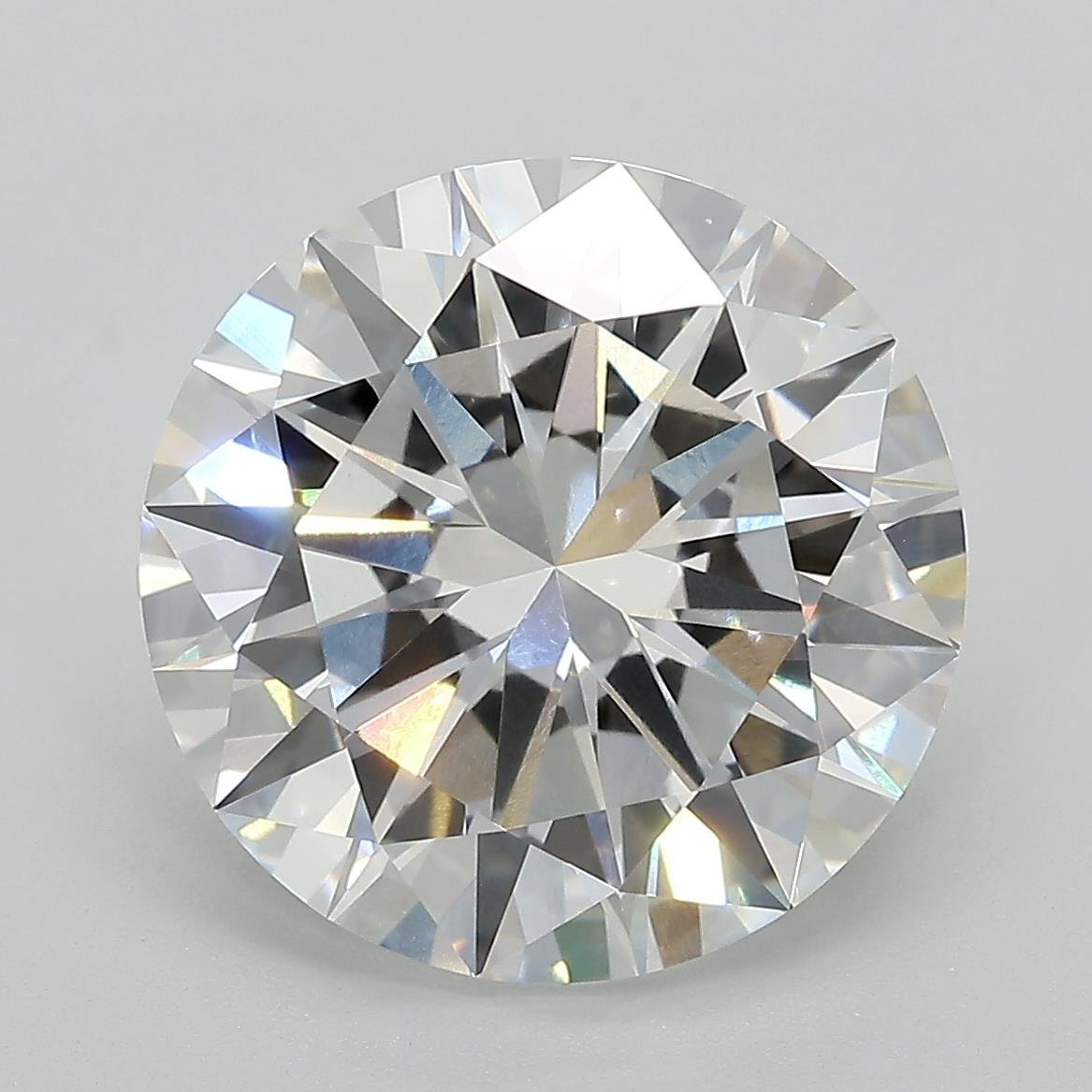 7.11ct E VVS2 Excellent Cut Round Lab Grown Diamond