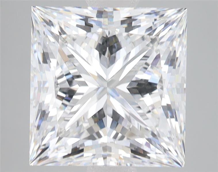 5.03ct E VS1 Rare Carat Ideal Cut Princess Lab Grown Diamond