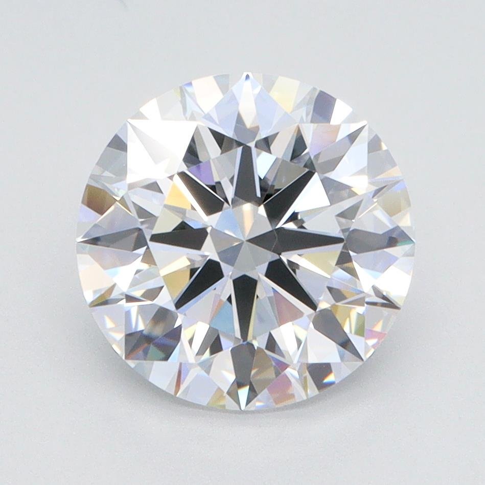 2.71ct D VVS1 Rare Carat Ideal Cut Round Lab Grown Diamond