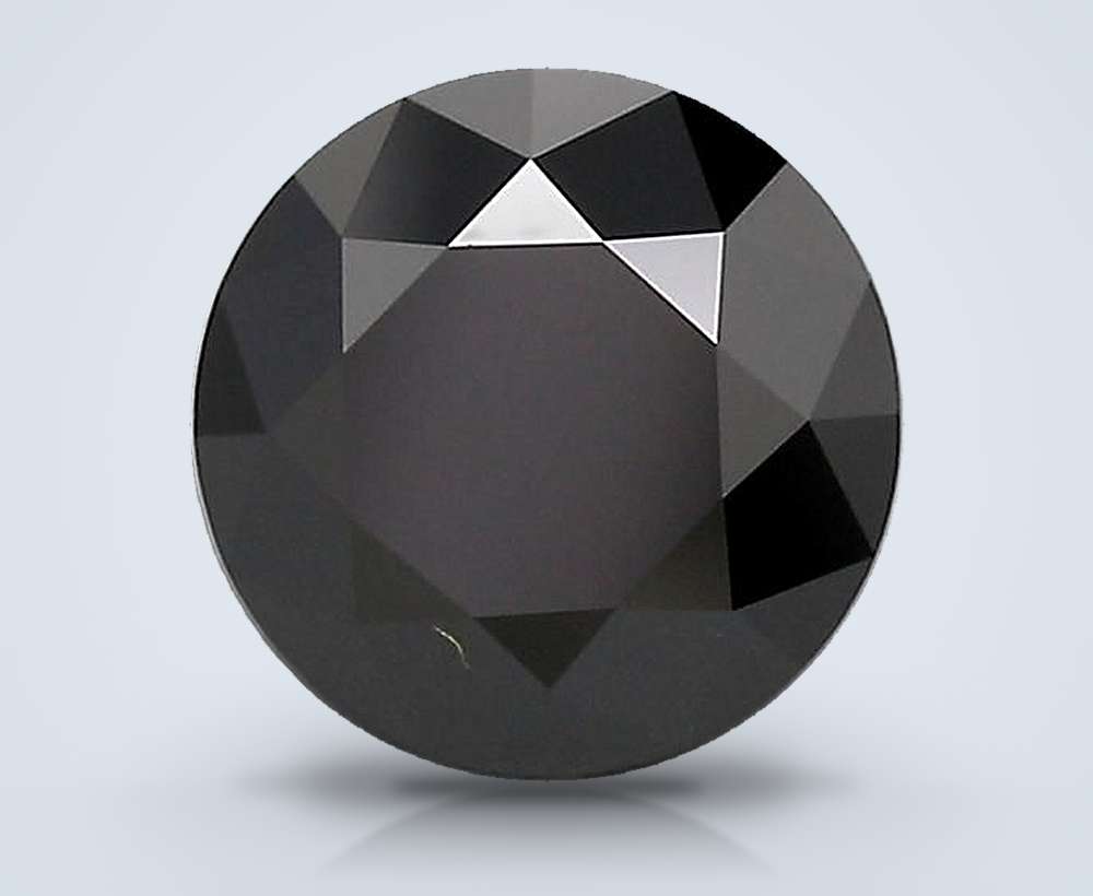 1.51 Ct. Fancy Black Round Lab Diamond