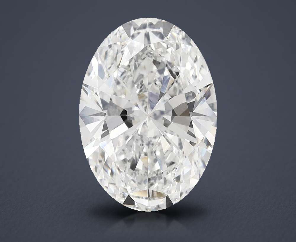 12.90 Carat Oval Lab Diamond