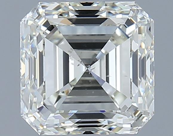 2.02ct K SI1 Rare Carat Ideal Cut Asscher Diamond