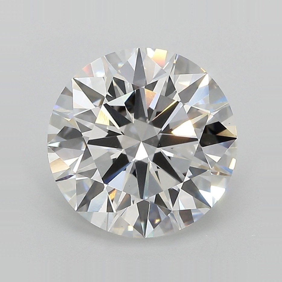 4.21ct E VS1 Rare Carat Ideal Cut Round Lab Grown Diamond