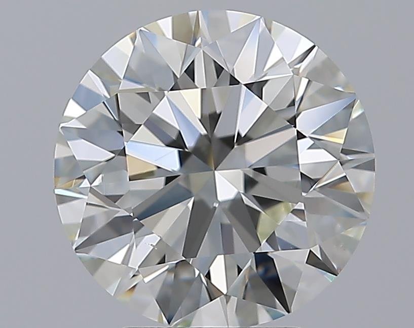 3.50ct J VS2 Rare Carat Ideal Cut Round Diamond