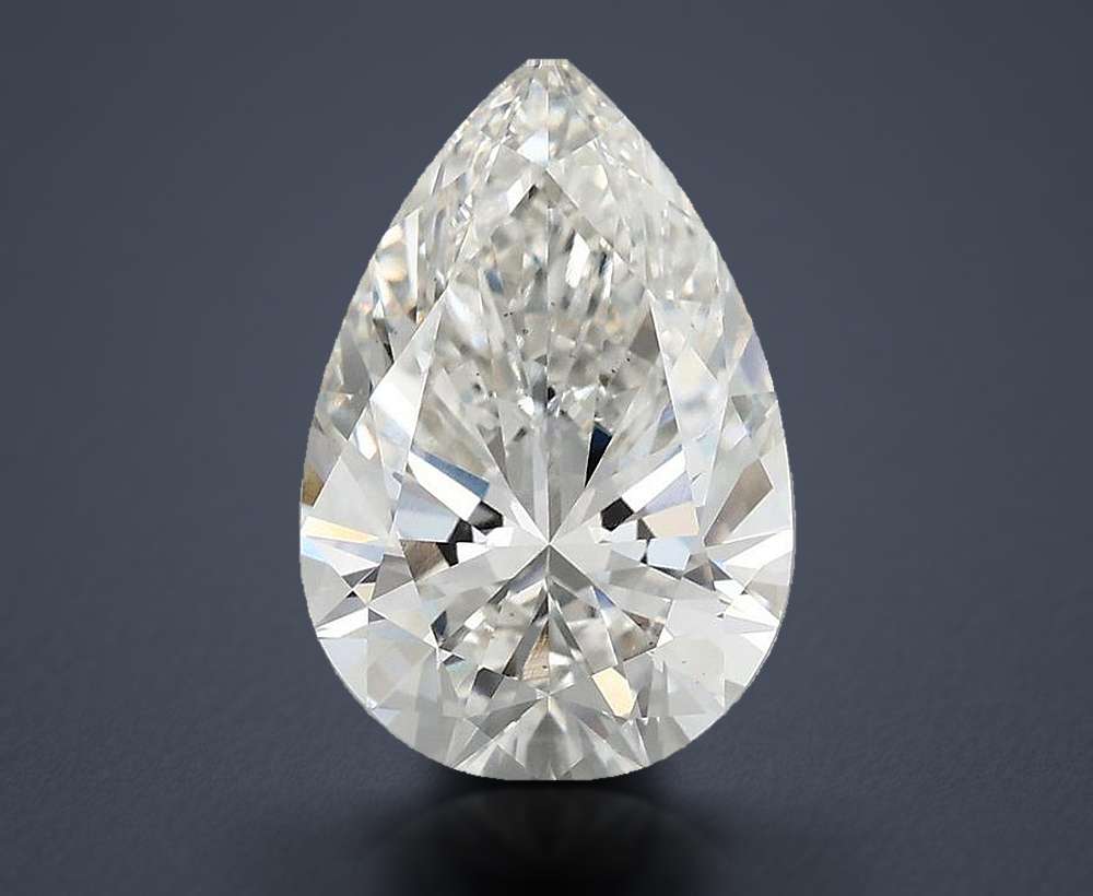 3.00 Carat Pear Lab Diamond
