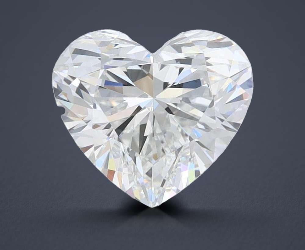 1.68 Carat Heart Lab Diamond