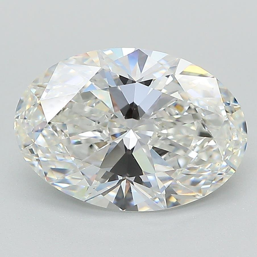 2.88ct F VS1 Rare Carat Ideal Cut Oval Lab Grown Diamond