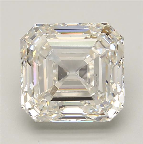 8.71ct G VVS2 Rare Carat Ideal Cut Asscher Lab Grown Diamond