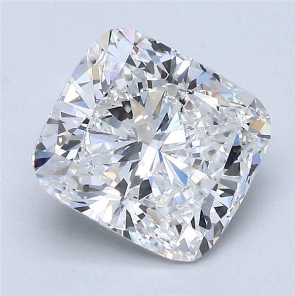 2.49ct E VS2 Rare Carat Ideal Cut Cushion Diamond