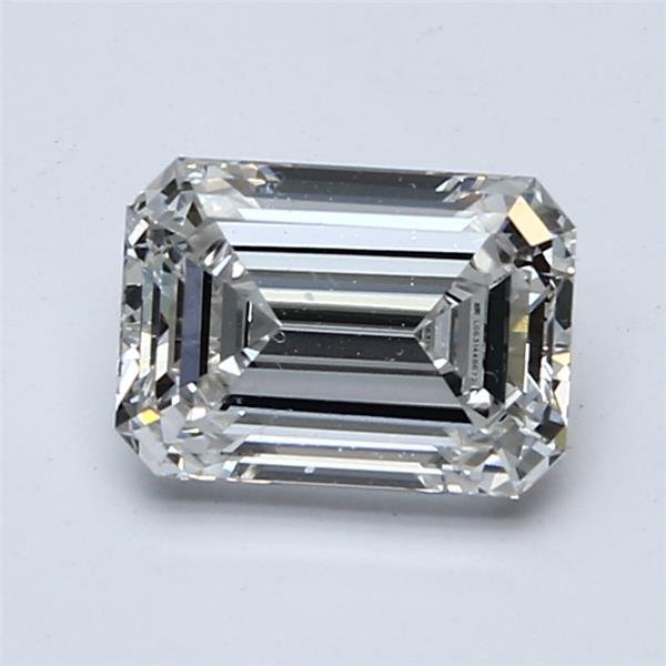 1.52ct F VVS2 Rare Carat Ideal Cut Emerald Lab Grown Diamond