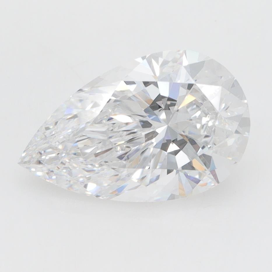 1.52ct D VVS2 Rare Carat Ideal Cut Pear Lab Grown Diamond
