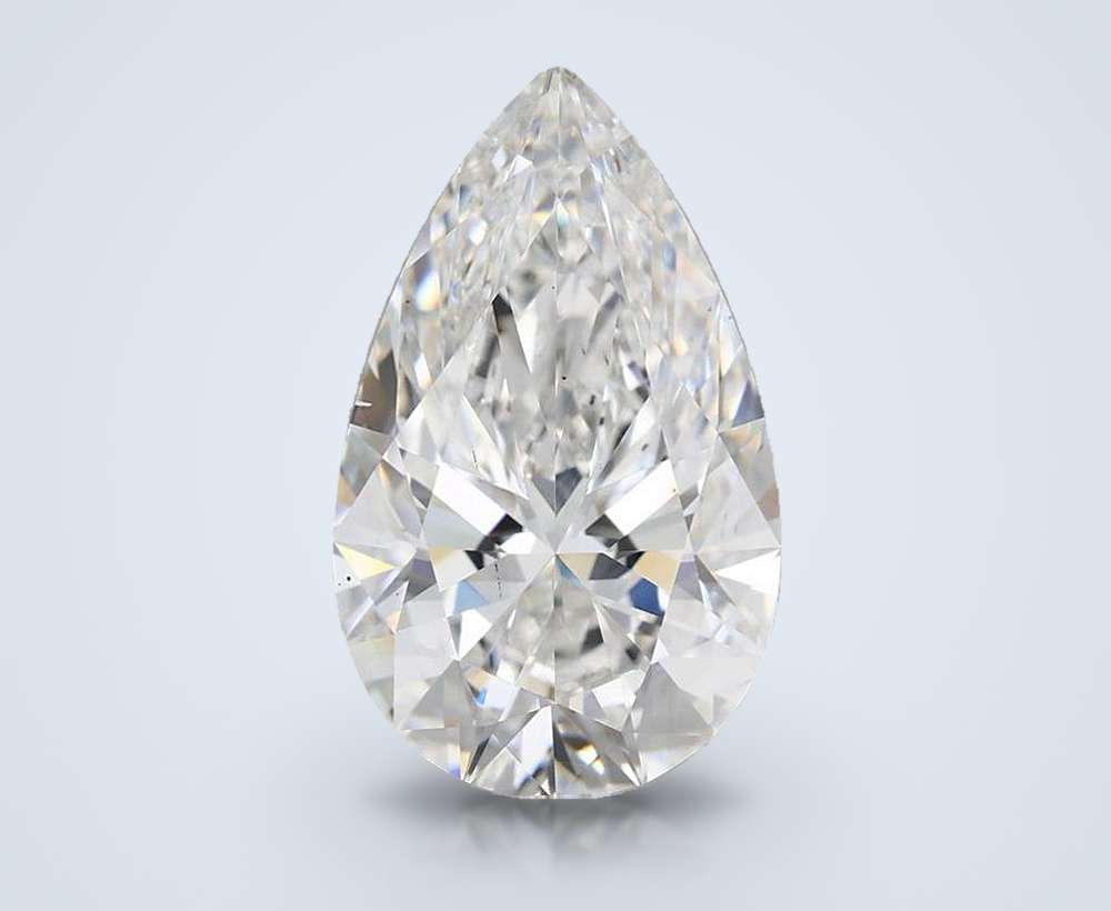 5.46 Carat Pear Lab Diamond