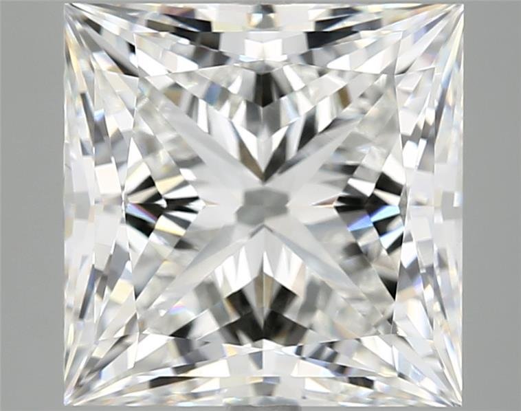 7.11ct F VVS2 Rare Carat Ideal Cut Princess Lab Grown Diamond